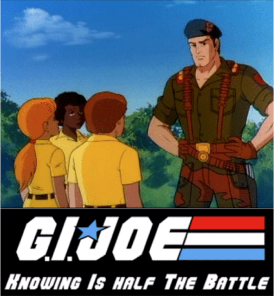 GI Joe Fallacy: sapere:la soluzione non vuol dire avere già vinto