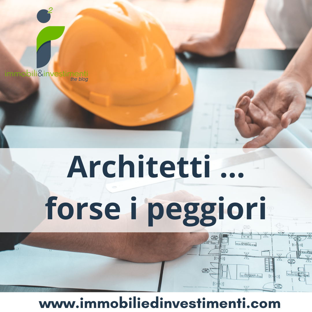 Parlando di conflitti di interessi, anche figure blasonate come gli architetti non ne sono scevri