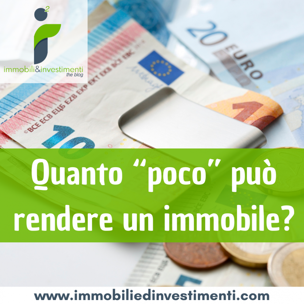 A quale livello di rendimento ha senso vendere gli immobili che si detengono a reddito?