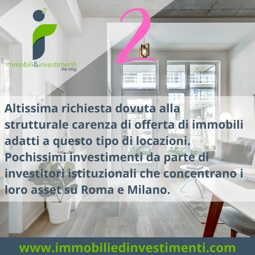 Gli investimenti a reddito immobiliari più interessanti non sono a Milano ma nelle città universitarie secondarie