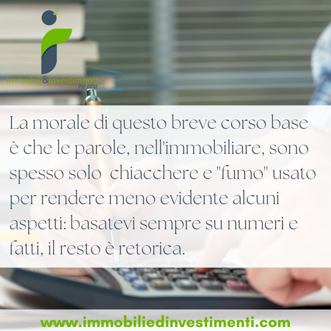 Lessico base per cazzari immobiliari