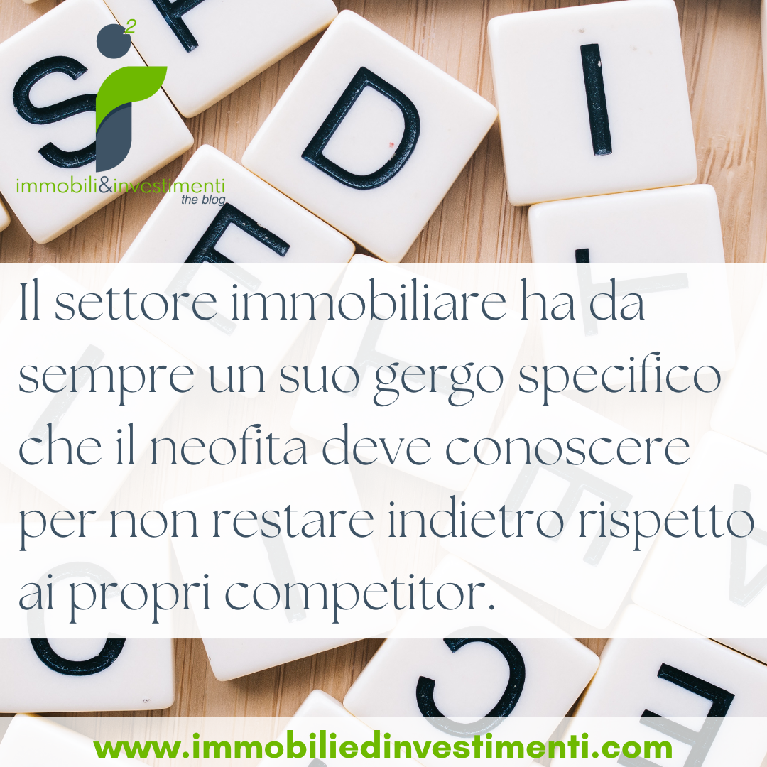 Lessico base per cazzari immobiliari